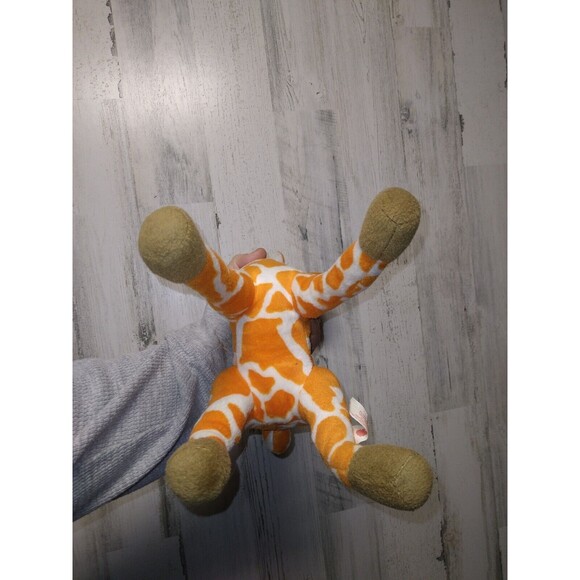 papel giftware plush-STRETCH giraffe orange and white 17" Tall - Picture 7 of 9